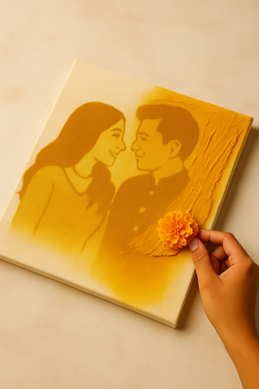 Canvas of Magic™ – Turmeric Reveal Portrait