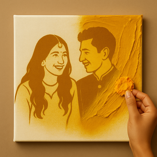 Canvas of Magic™ – Turmeric Reveal Portrait